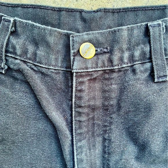 Carhartt Black Duck Canvas Carpenter Pants 32 - Picture 7 of 9